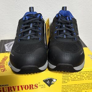 Herman Survivors Cassle Composite Toe Black Work Shoes Women's Size 8 New